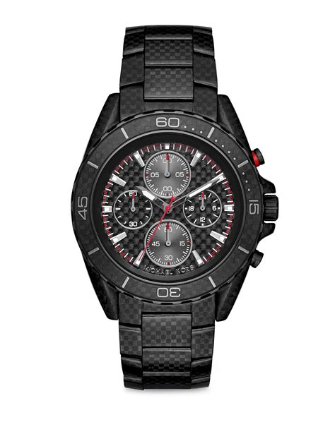 michael kors mens jetmaster chronograph watch|Michael Kors Jetmaster Chronograph Black Dial .